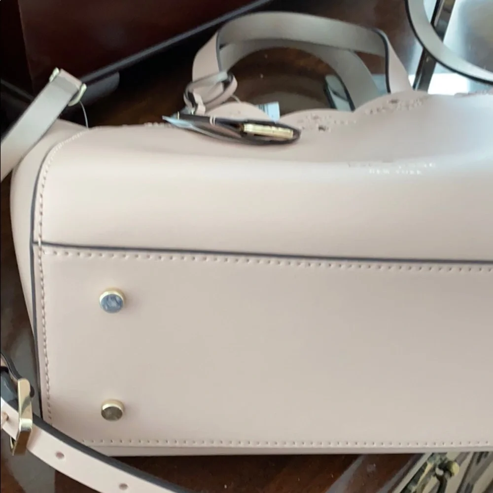 Kate Spade Magnolia Street eyelet Handbag Blush color NWT. - Picture 9 of 9